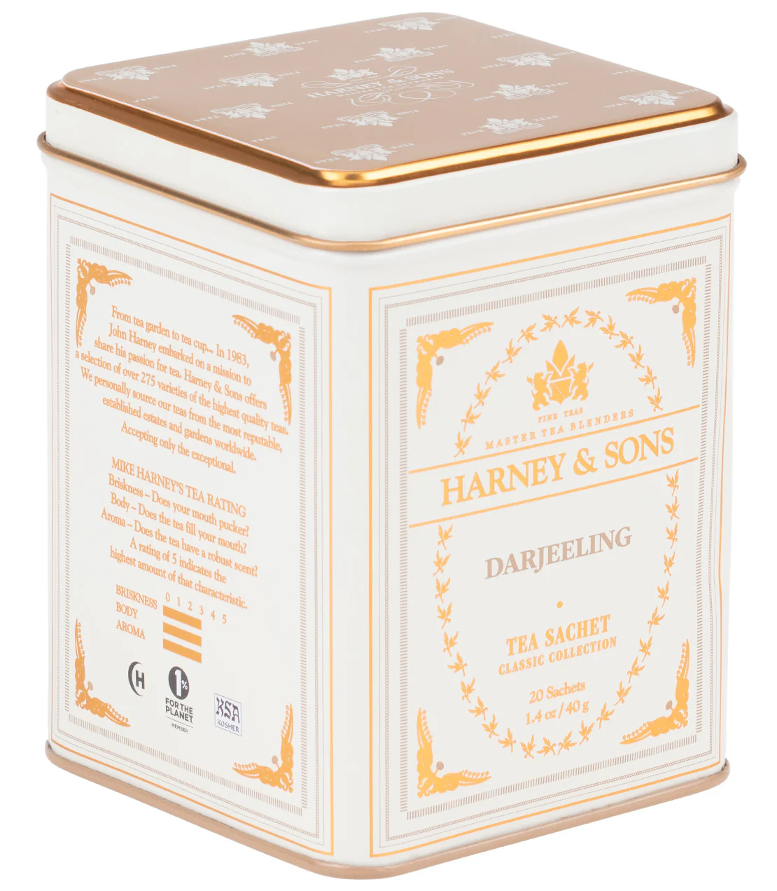 Darjeeling, Classic Tin of 20 Sachets - Image 3