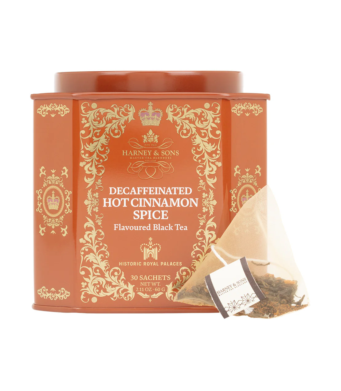 Decaf Hot Cinnamon Spice, HRP Tin of 30 Sachets - Image 3
