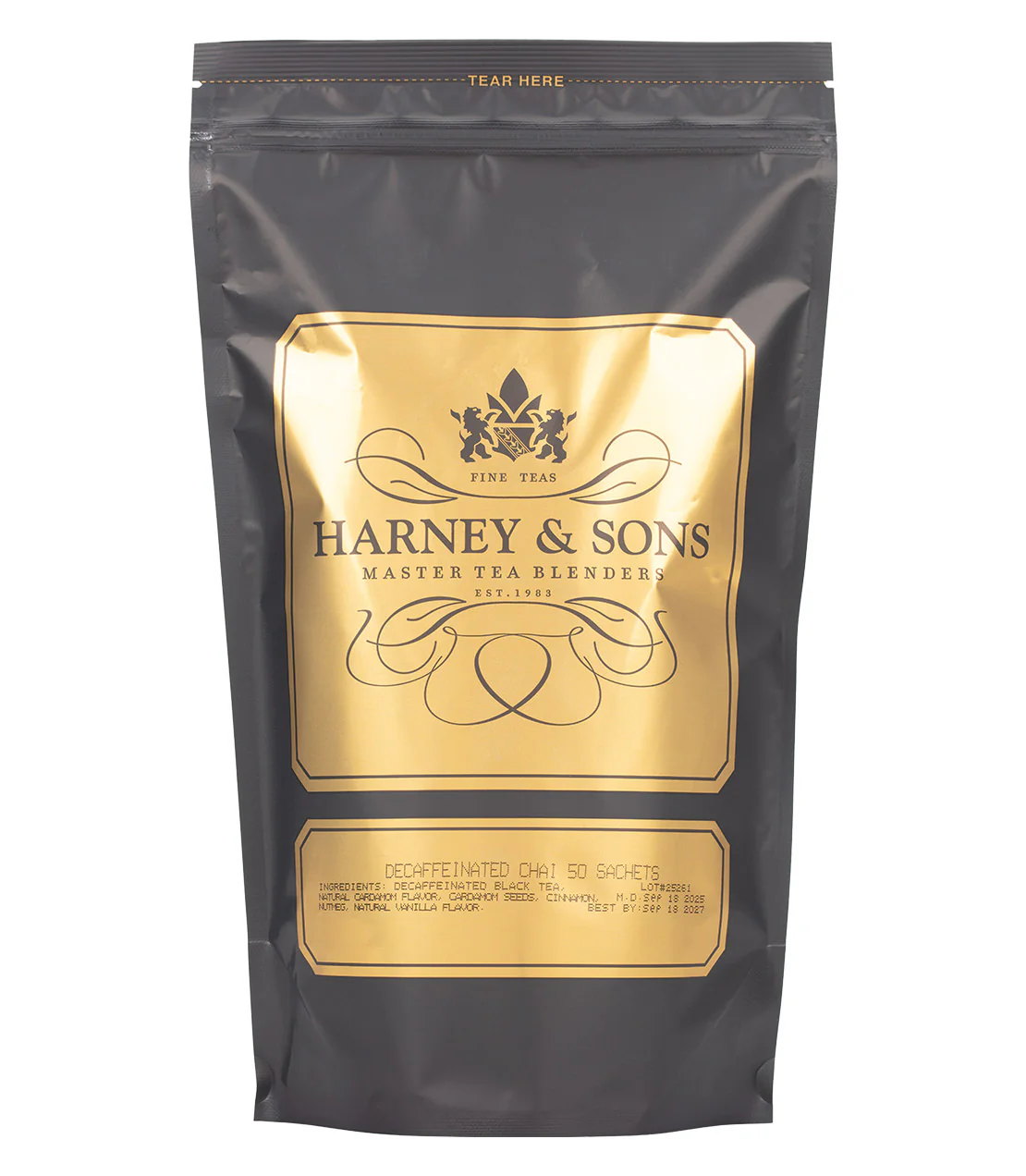 Decaffeinated Chai, Bag of 50 Sachets
