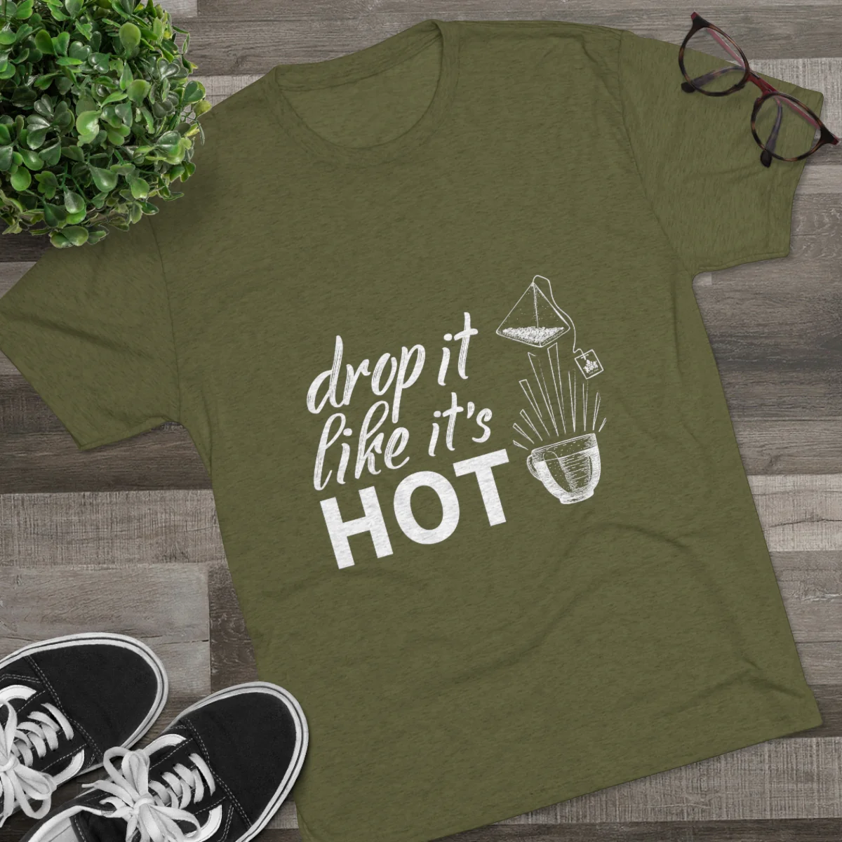 Drop It Like It's Hot Graphic Tee - Image 2