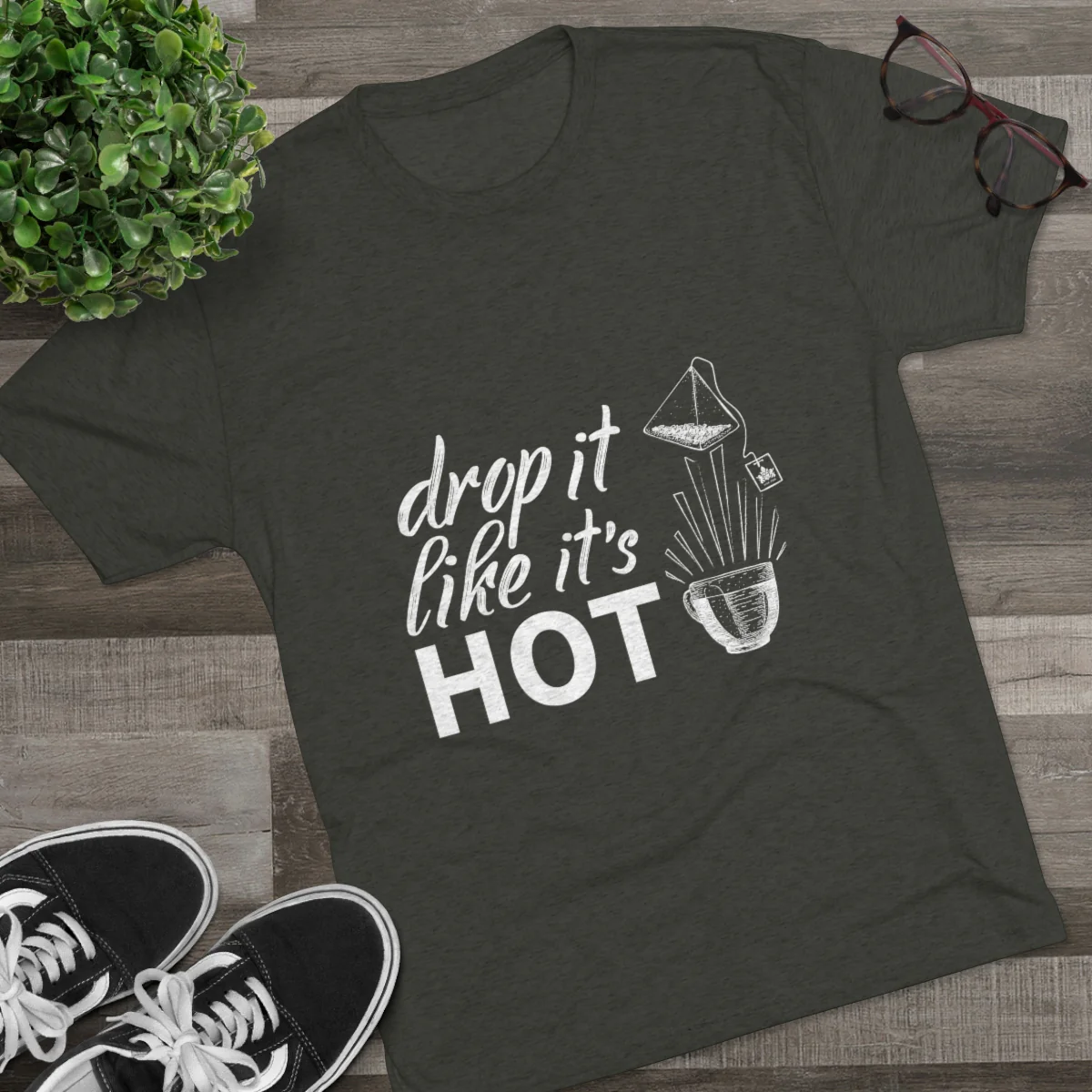 Drop It Like It's Hot Graphic Tee - Image 8