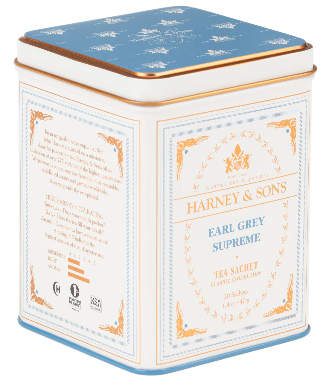 Earl Grey Supreme,  Classic Tin of 20 Sachets - Image 3