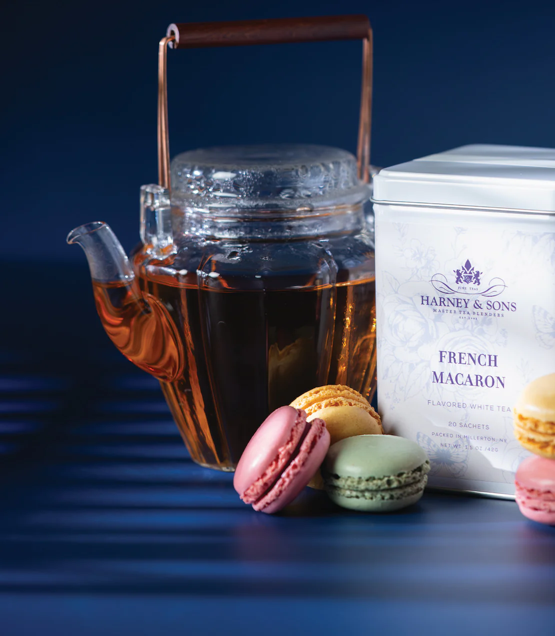 French Macaron, Tin of 20 Sachets - Image 2
