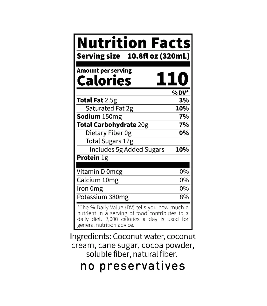 Harney & Sons Premium Coconut Water with Chocolate - Image 2