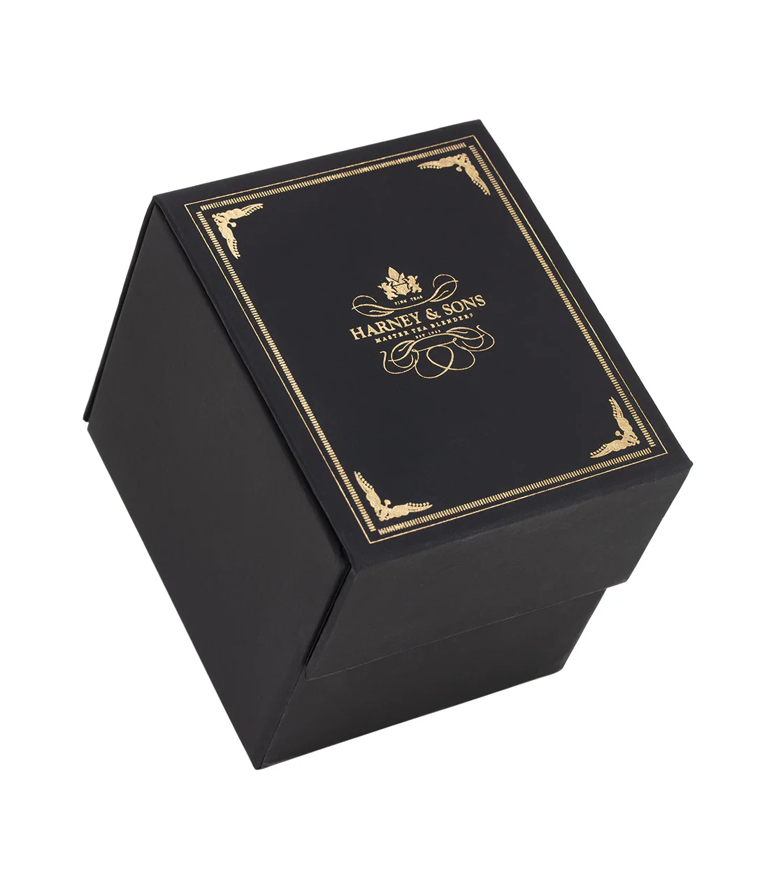 Harney Heritage – Herbal & Decaf Wrapped Sachet Sampler Black Box - Image 2