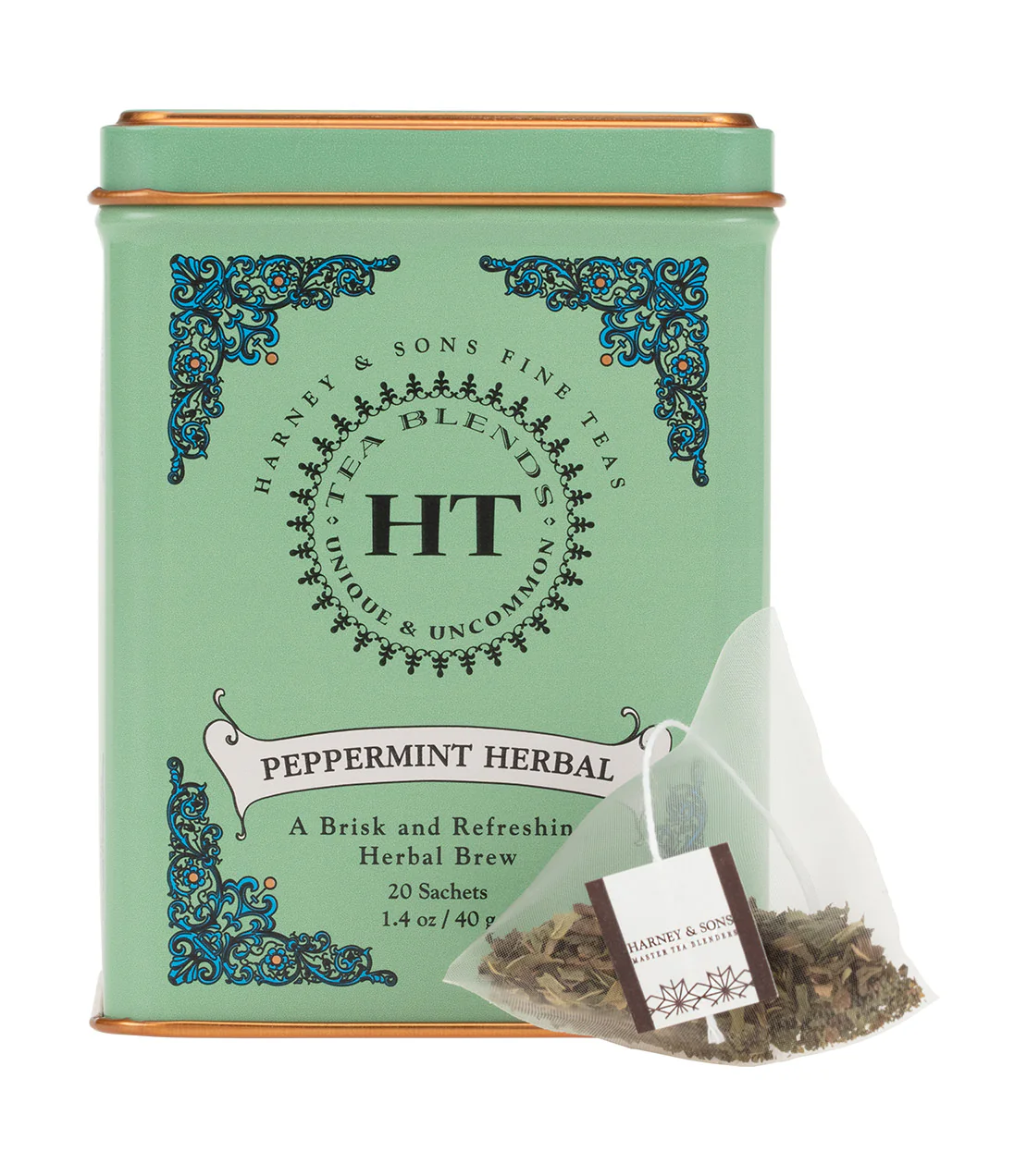 Peppermint Herbal, HT Tin of 20 Sachets - Image 4