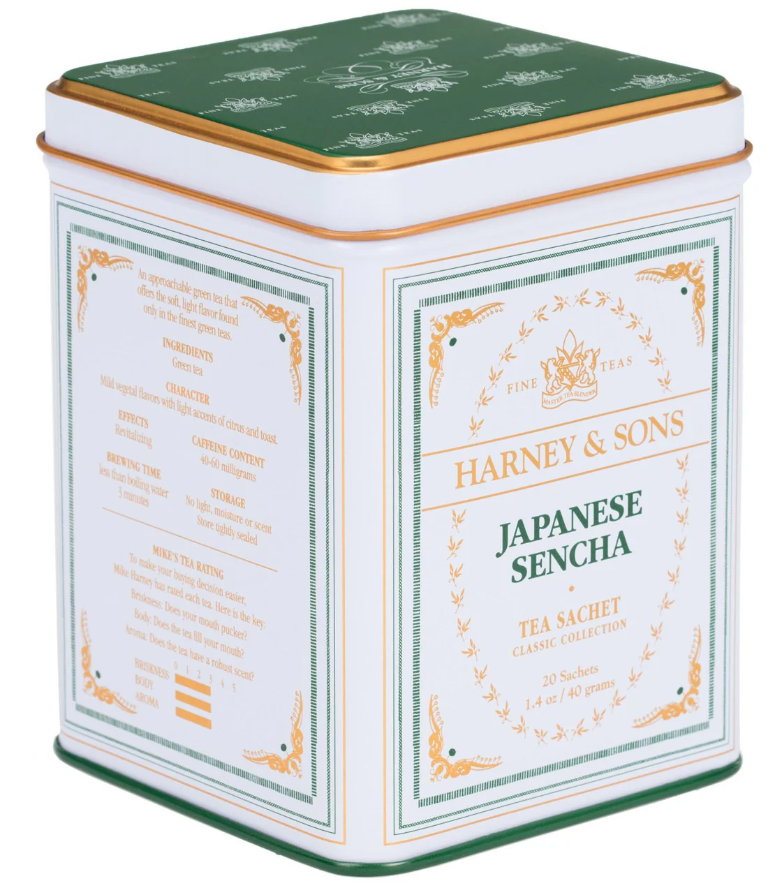 Japanese Sencha, Classic Tin of 20 Sachets - Image 3
