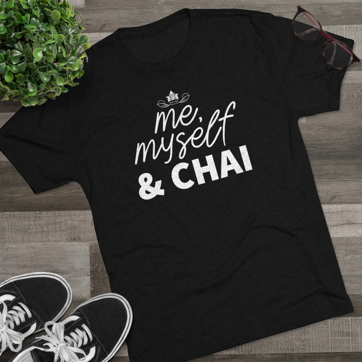 Me, Myself & Chai Graphic Tee - Image 5