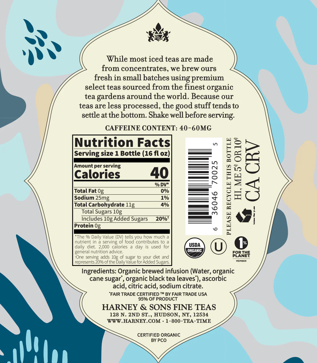 Organic Plain Black Iced Tea - Image 2