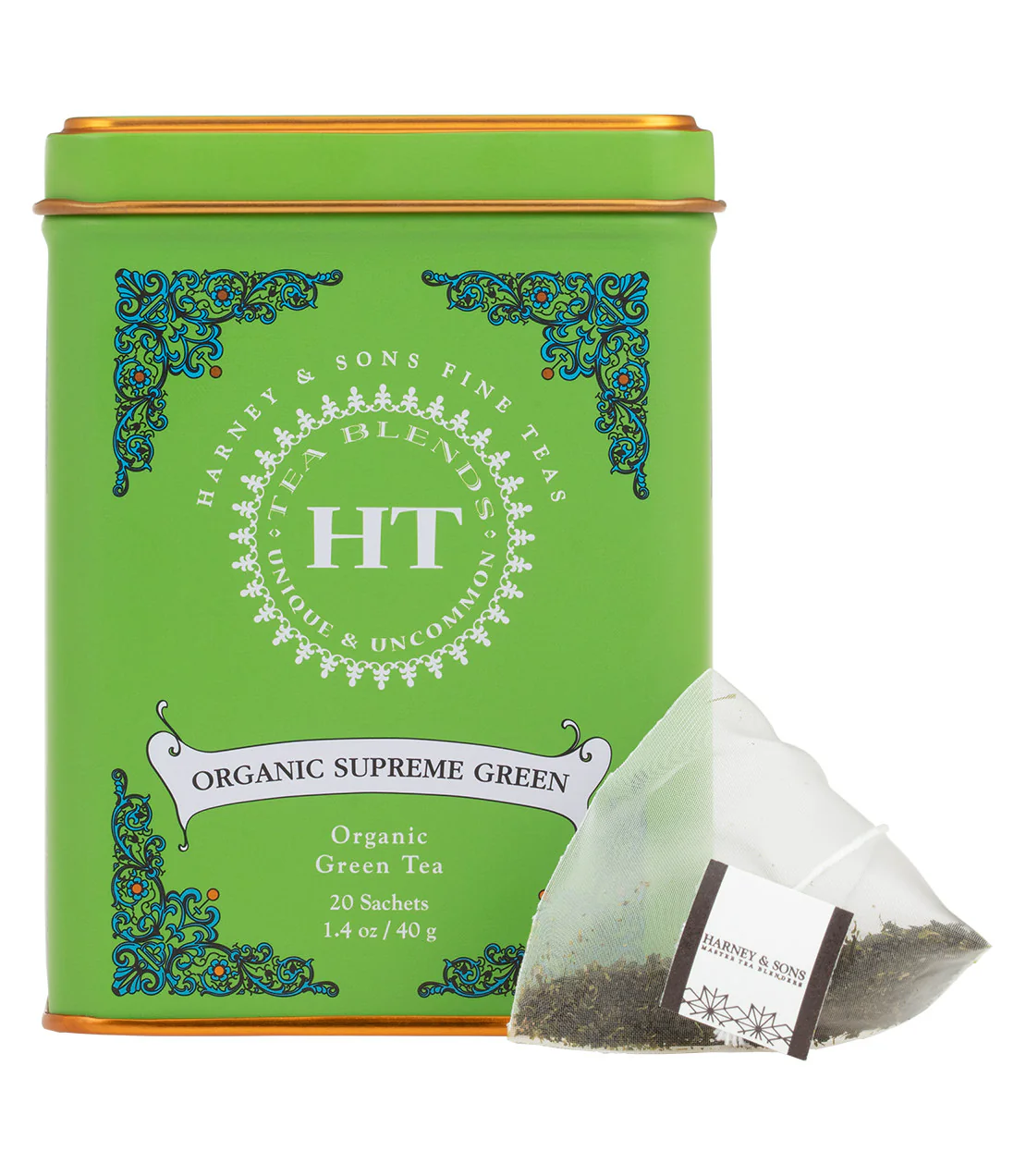 Organic Supreme Green, HT Tin of 20 Sachets - Image 2