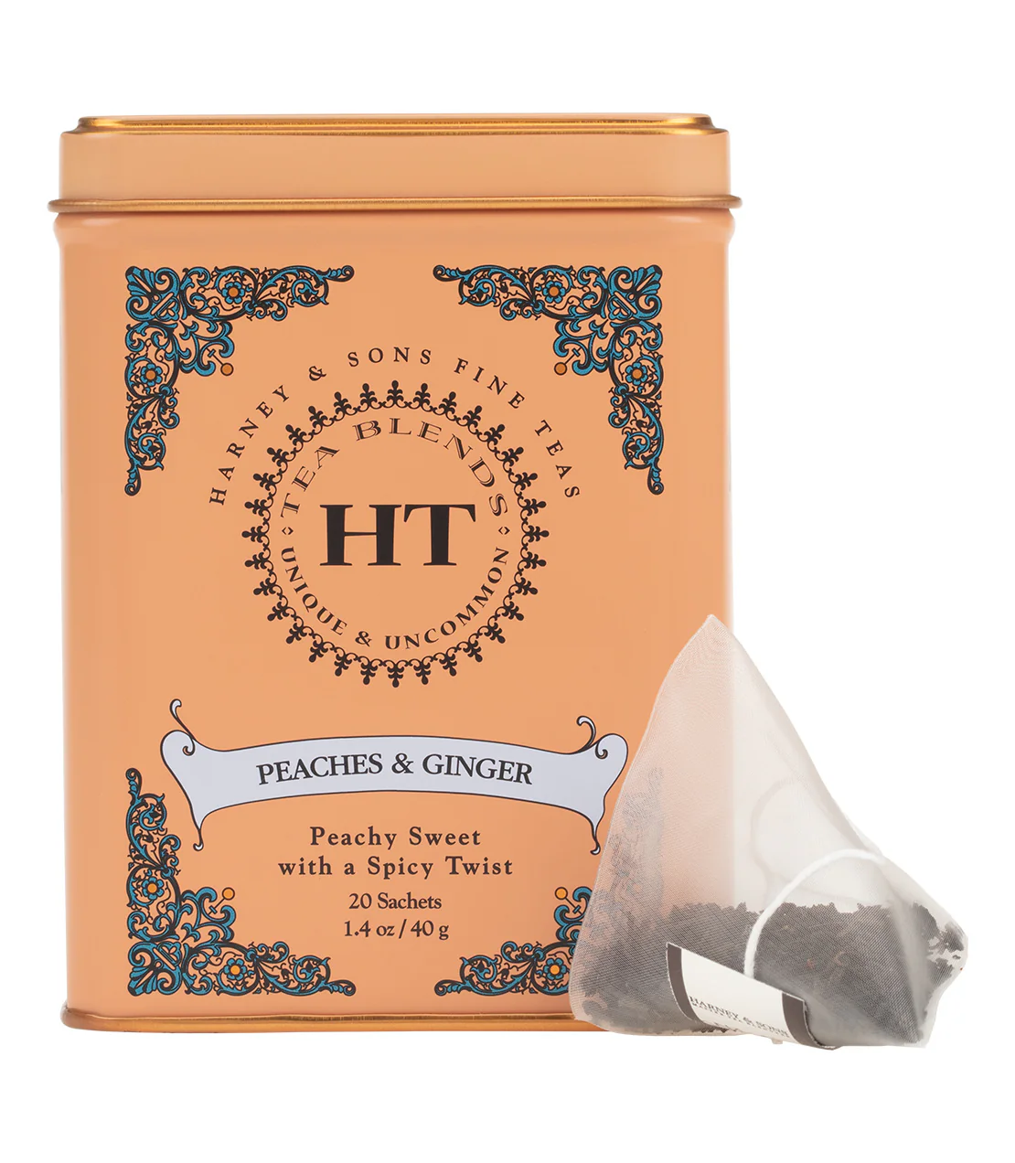 Peaches & Ginger, HT Tin of 20 Sachets - Image 4