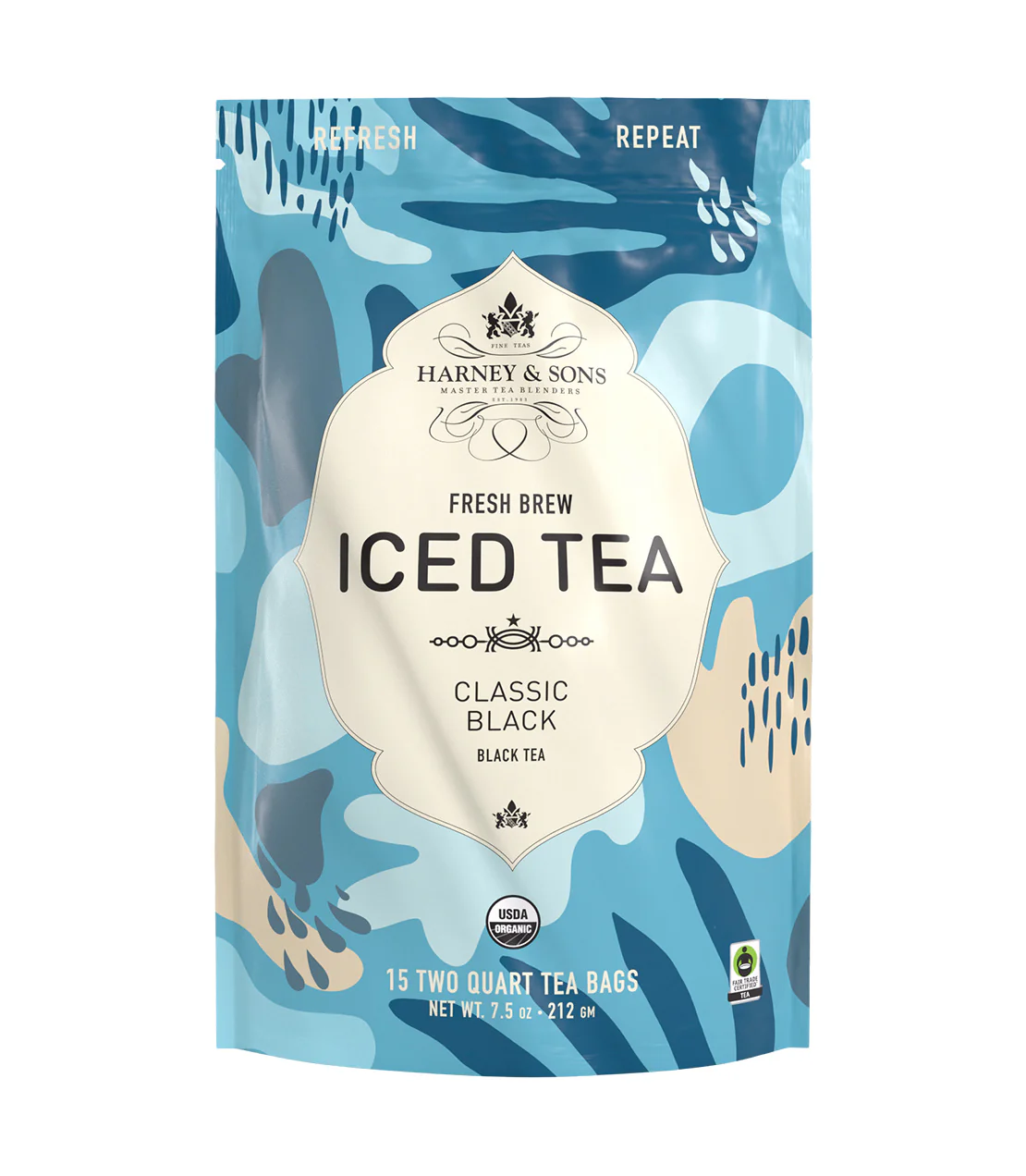 Organic Plain Black (Classic Black) Fresh Brew Iced Tea - Image 2