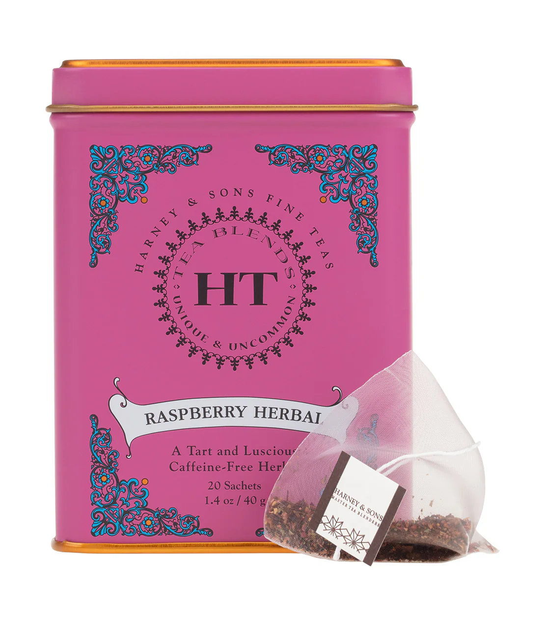 Raspberry Herbal, HT Tin of 20 Sachets - Image 2