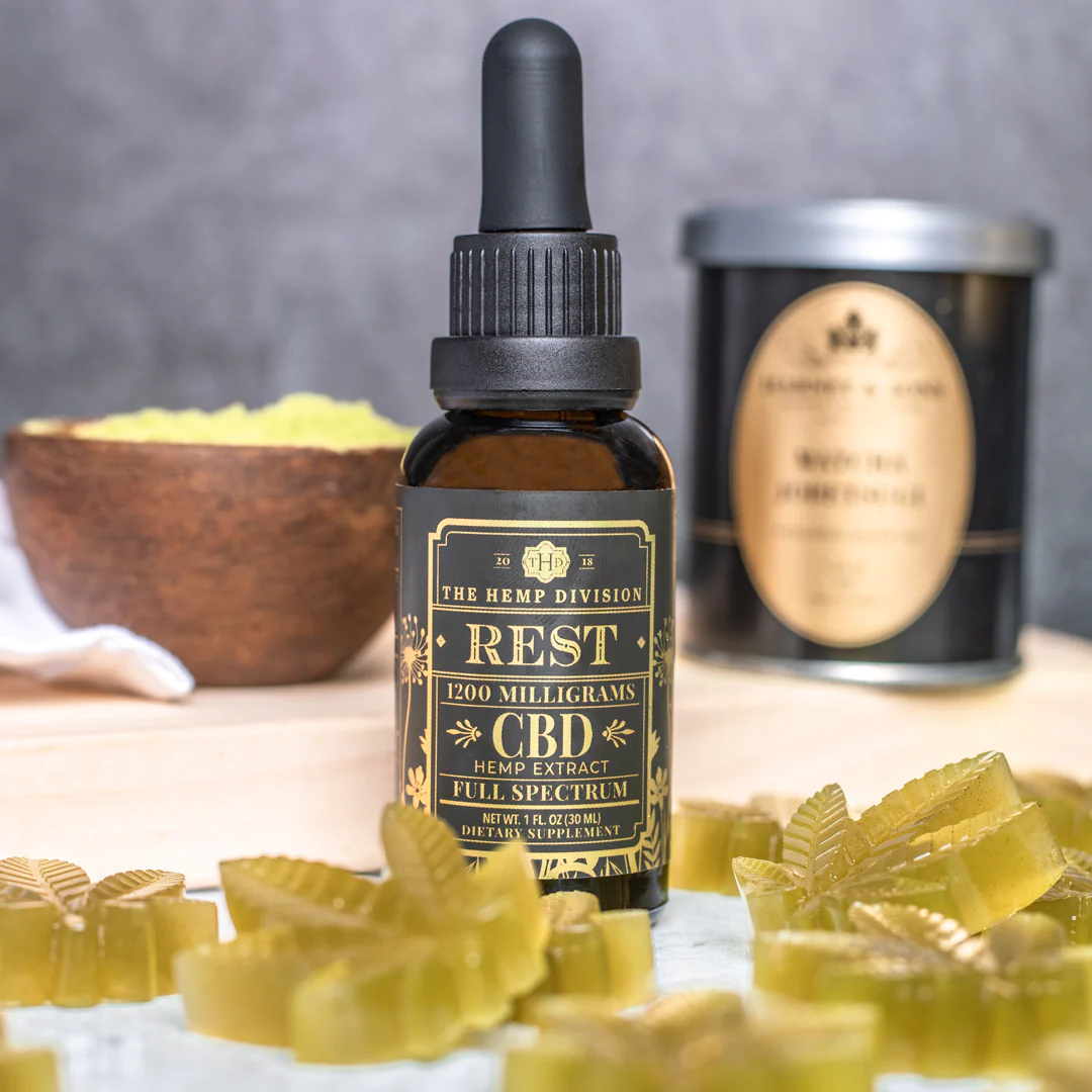 Extra Strength Hemp Extract Tincture – Rest - Image 3