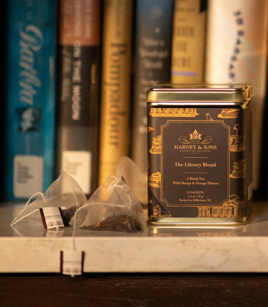 The Library Blend, Tin of 20 Sachets - Image 2