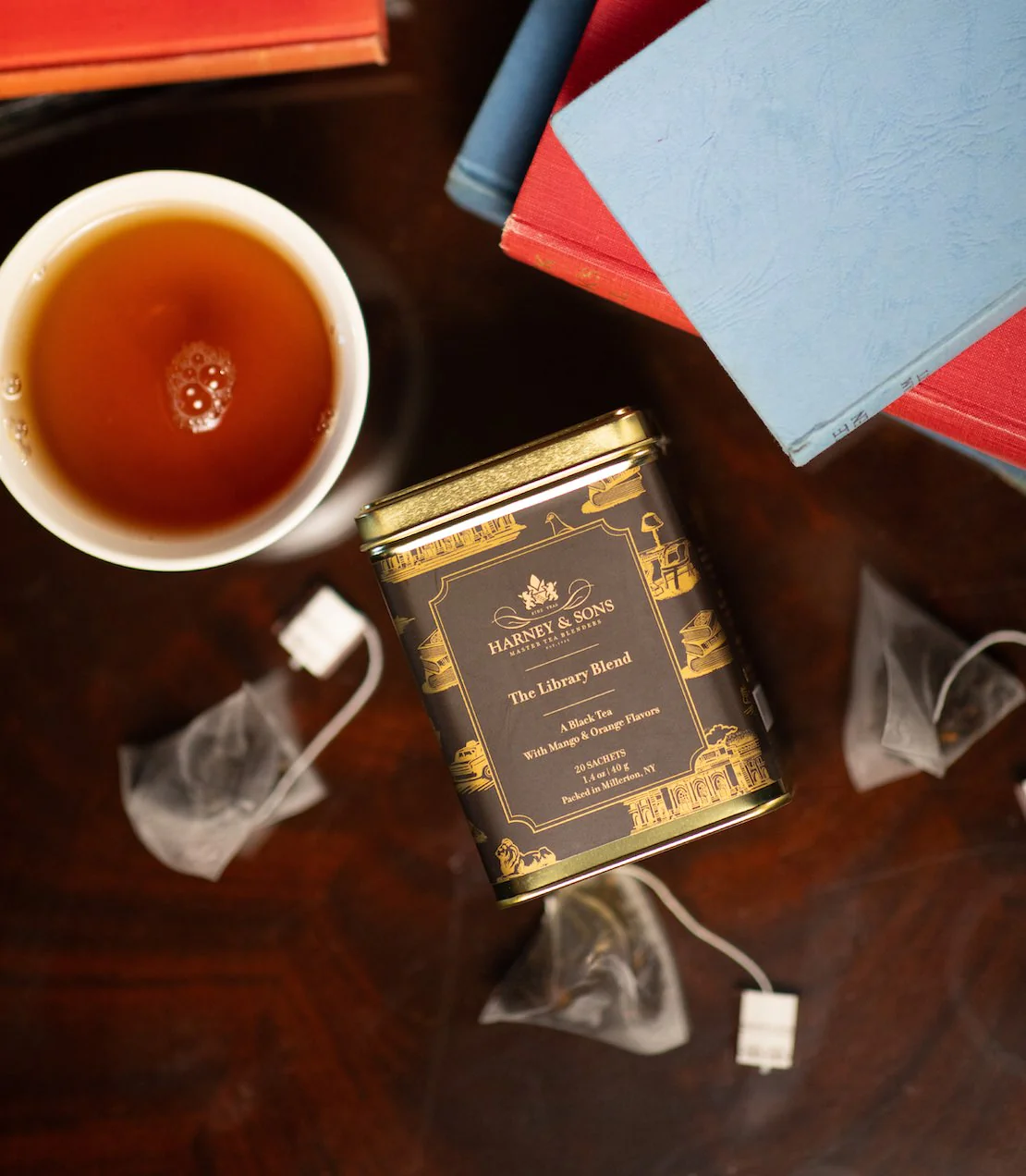 The Library Blend, Tin of 20 Sachets - Image 3