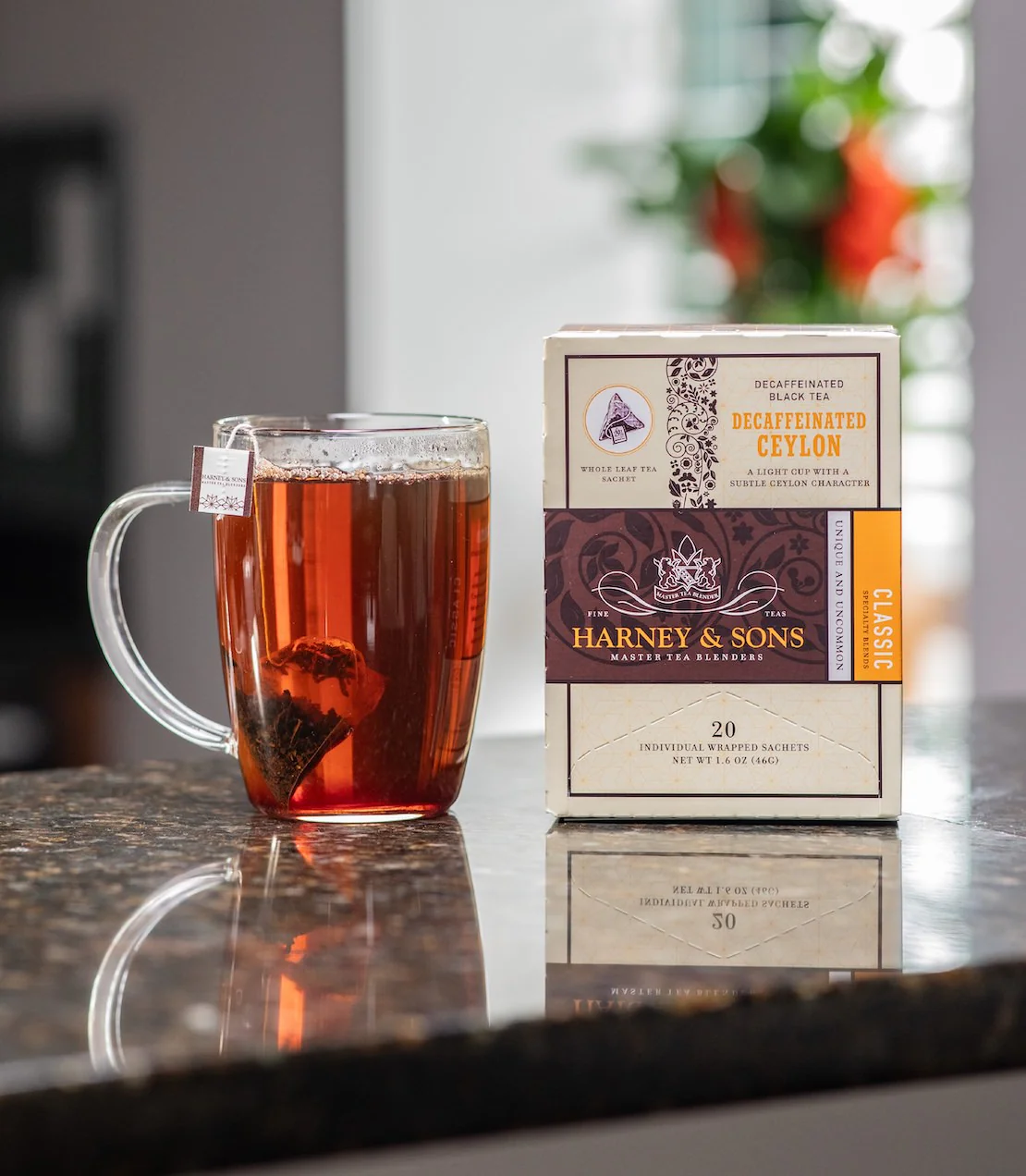Decaf Ceylon, Box of 20 Individually Wrapped Sachets - Image 2